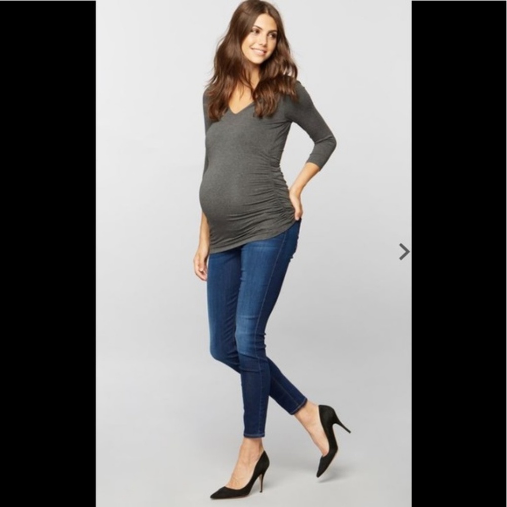 7 for All Mankind Maternity Ankle Jeans - 25